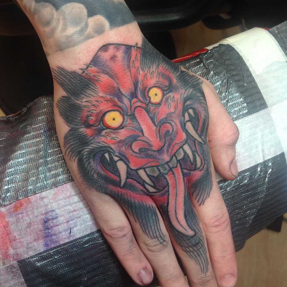 Devil Hand Tattoo By Moeh Haywood Denver Tattoo