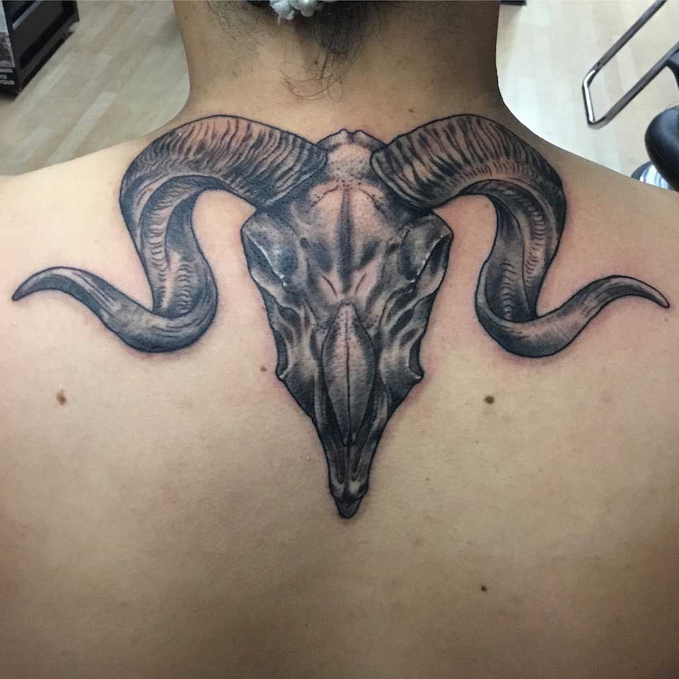 Ram Tattoo By Moeh Haywood Denver Tattoo
